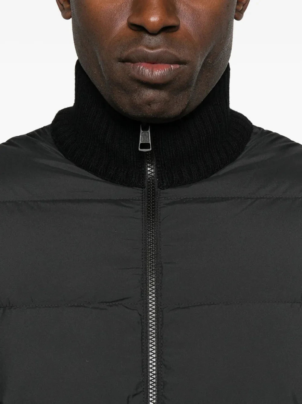 Moncler panelled padded cardigan