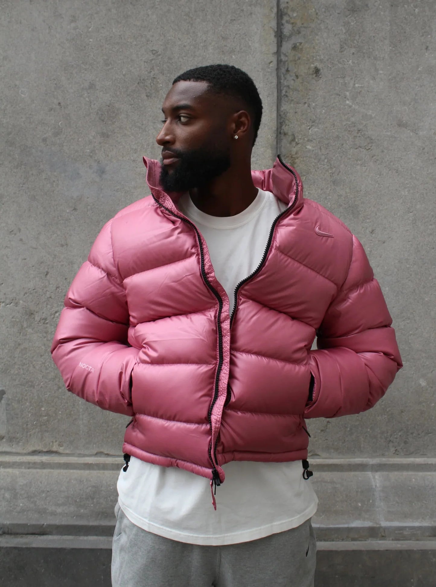 NK X NOCTA Sunset Puffer Jacket Desert Berry