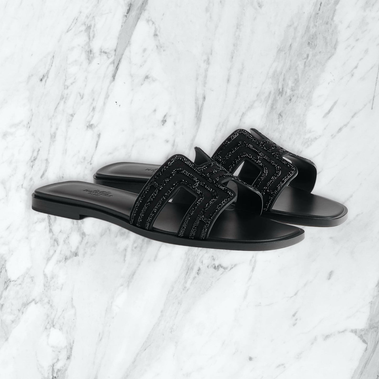 Claquette Hermes - pailletée