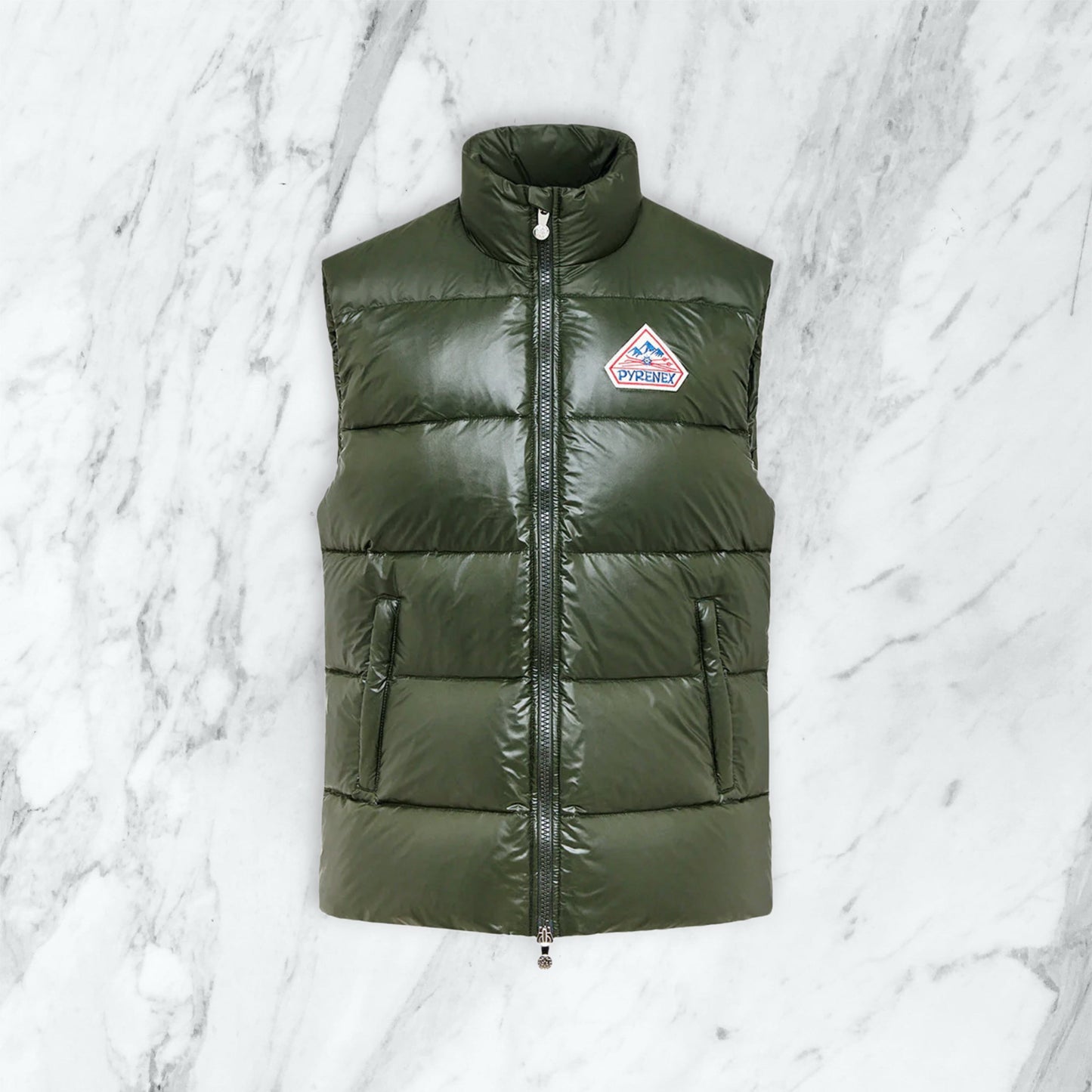 Doudoune sans manche Pyrenex - vert kaki