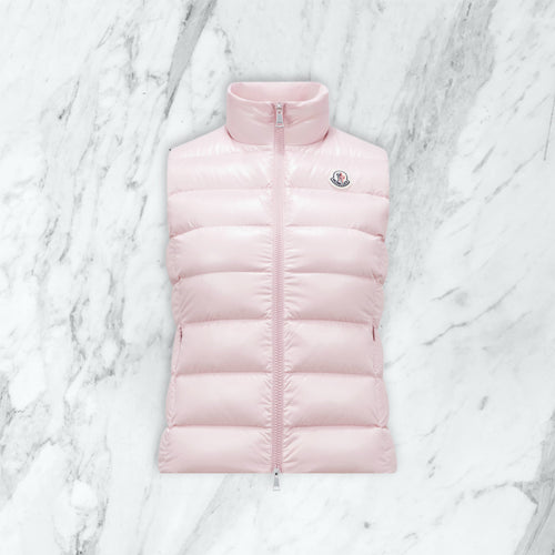 Doudoune sans manche Moncler - rose