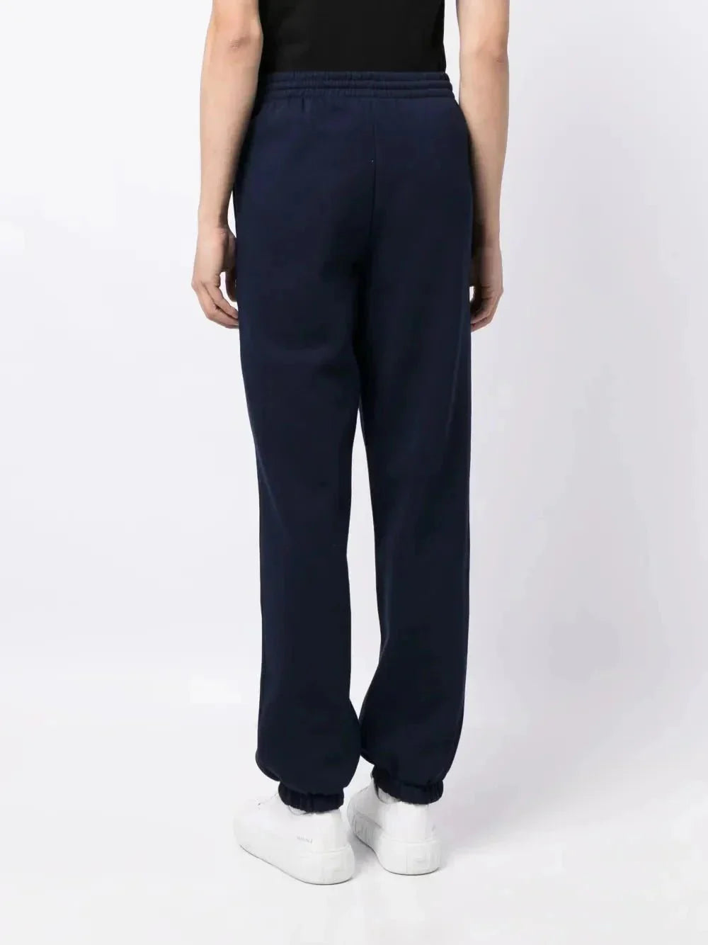 crocodile logo-patch fleece track pants