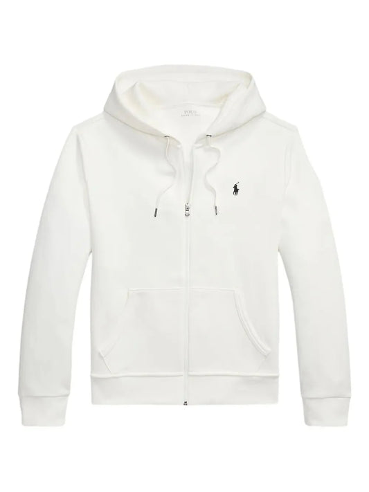 Double knit zip-up hoodie