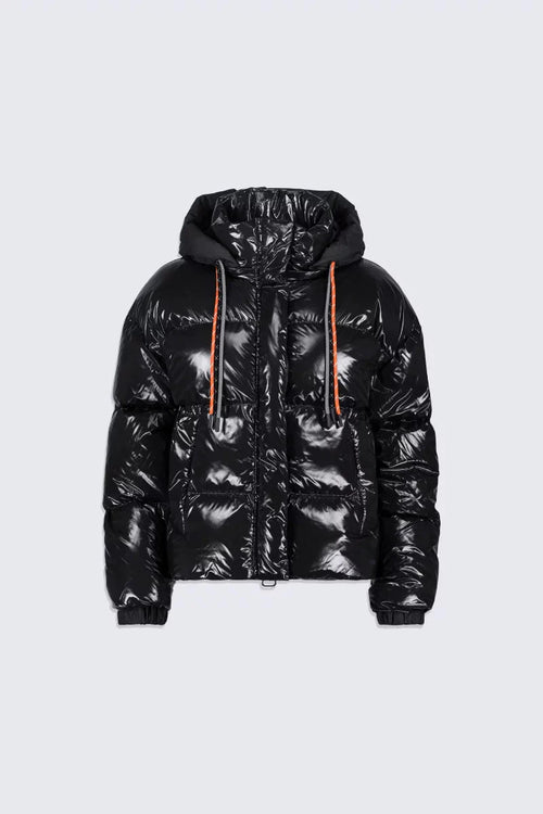 Gertrude Doudoune courte brillante Lili Bright - Noir