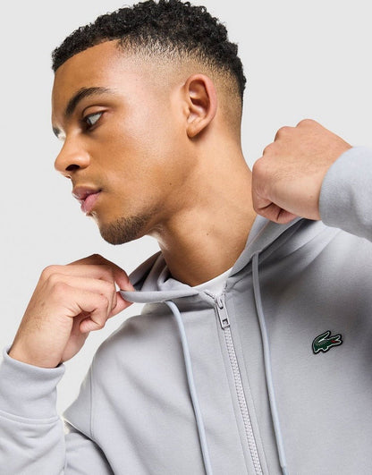 Lacoste Sweat à capuche zippé Double Knit
