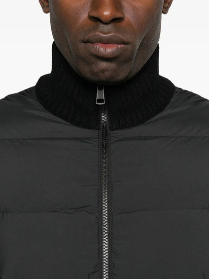 Moncler panelled padded cardigan