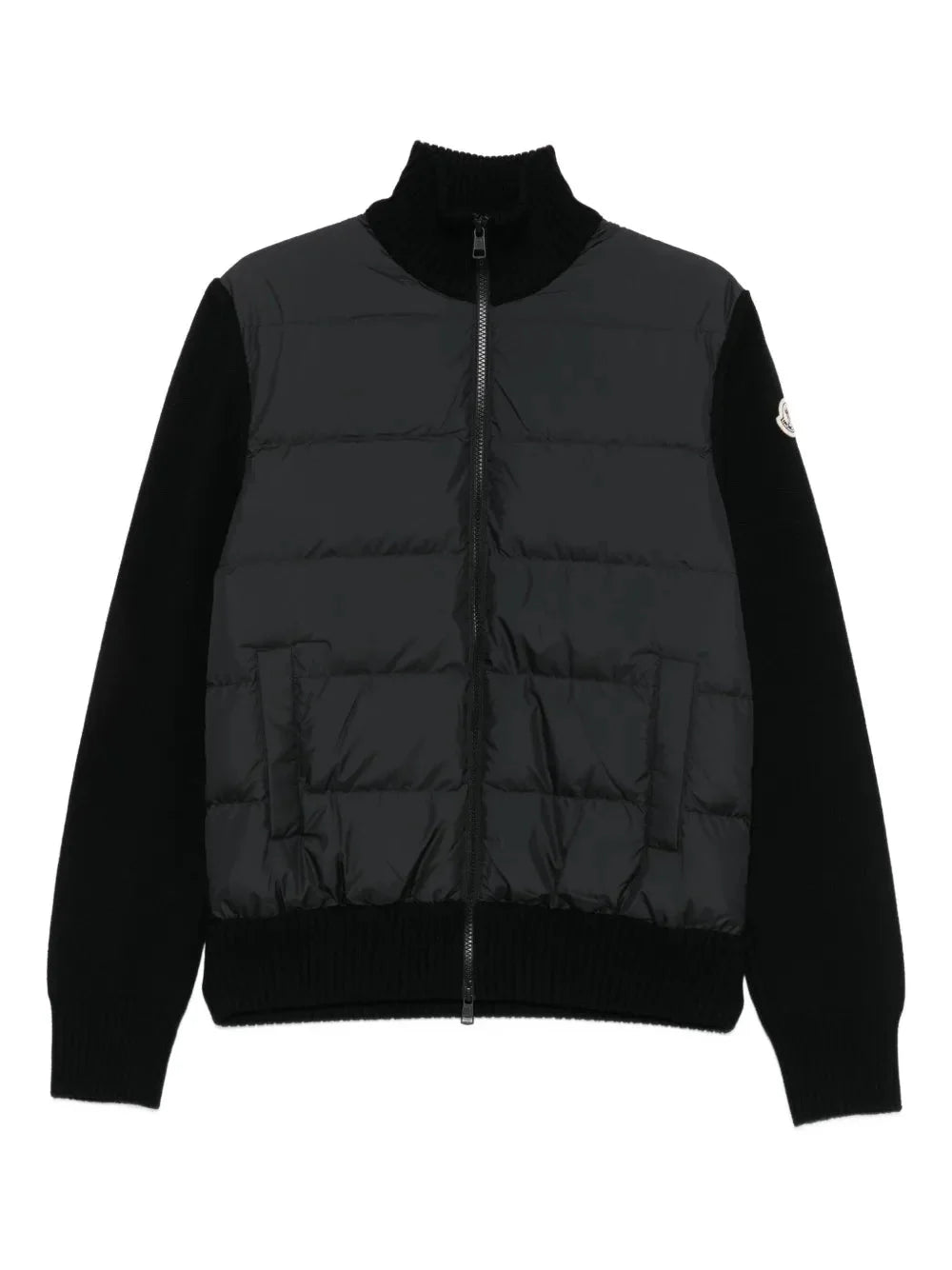 Moncler panelled padded cardigan
