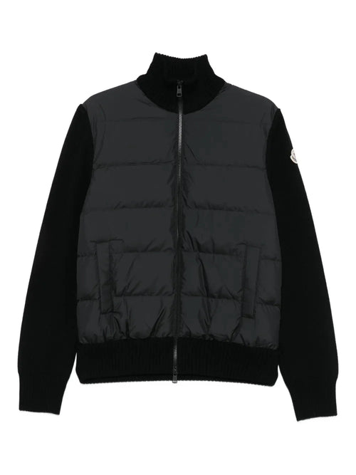Moncler panelled padded cardigan