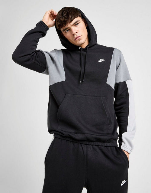Nike Club Fleece Colour Block Hoodie