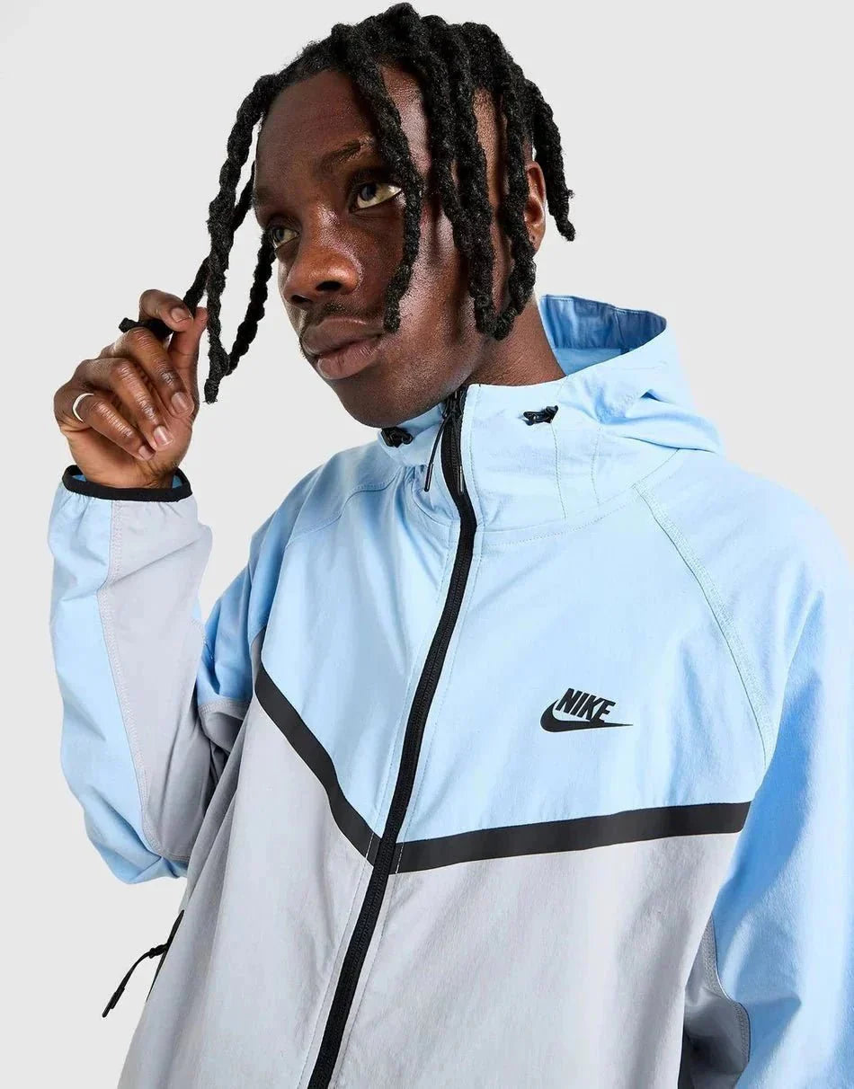 Nk Tech Woven Full Zip Hooded Jacket