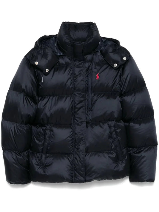 Ralph hooded puffer jacket Bleu Marine