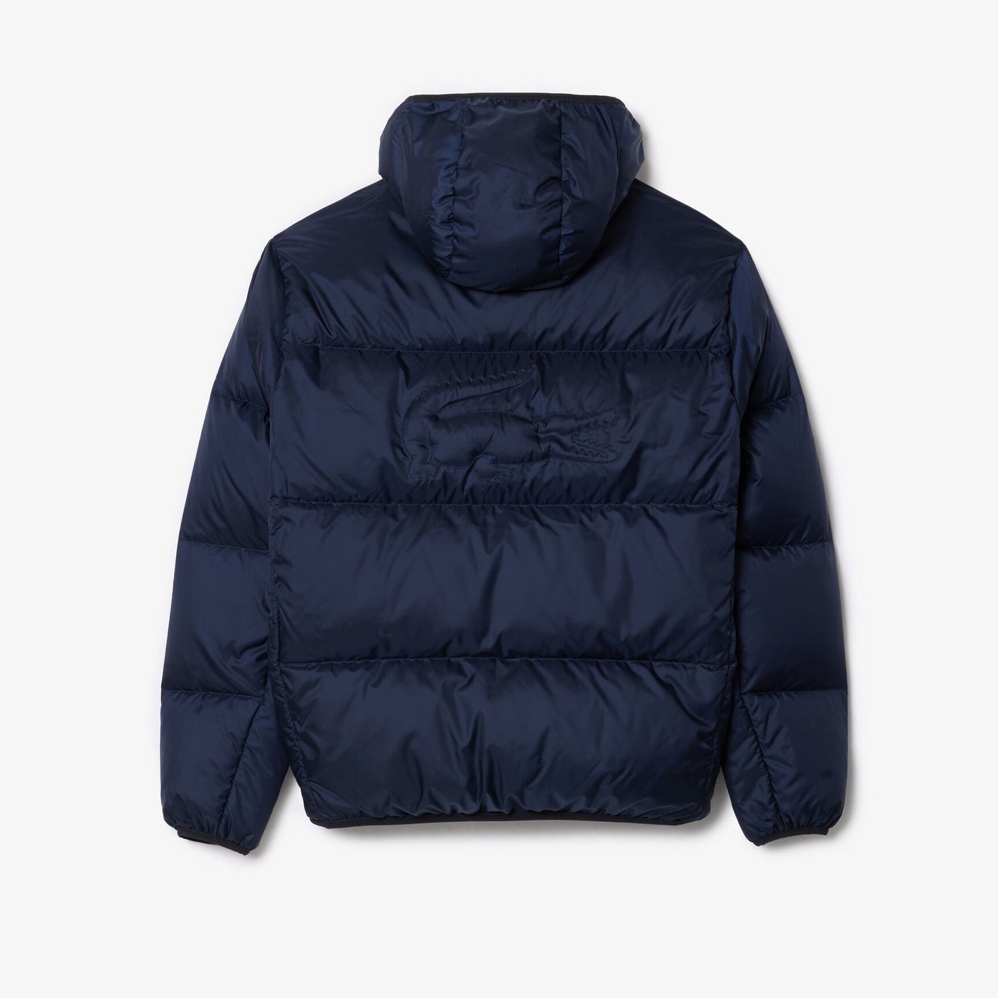 Short Water-repellent Hooded Puffed Jacket
