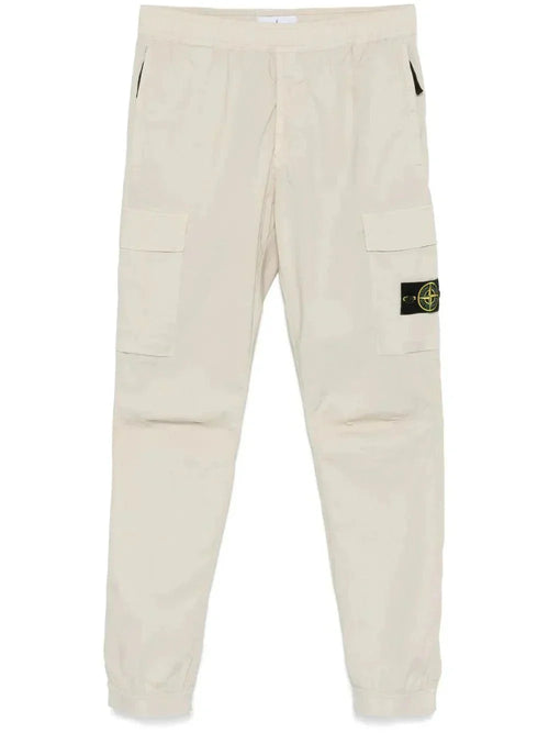 Stone cargo track pants