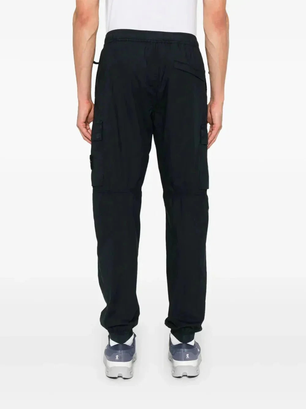 Stone cargo track pants