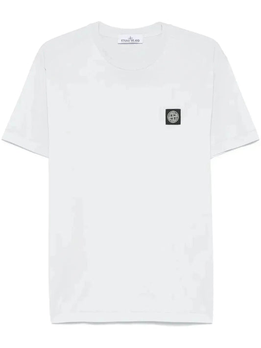 Stone Compass-patch cotton T-shirt