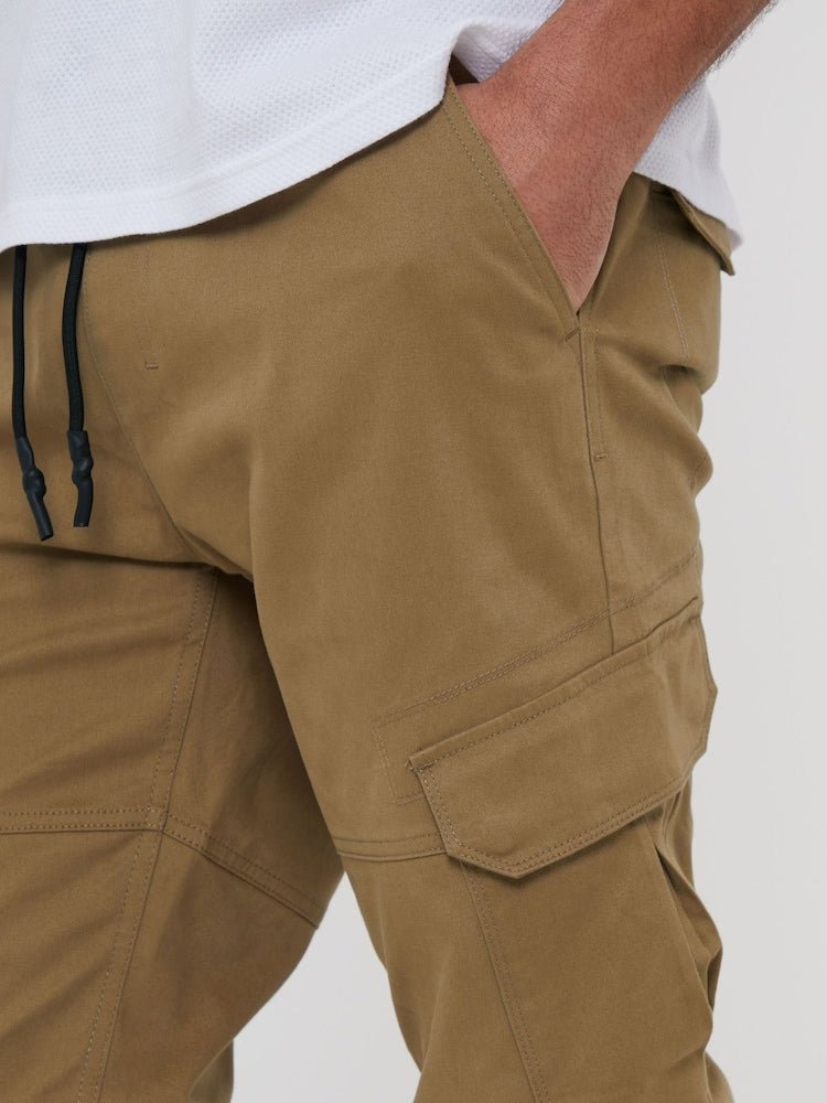 Stone Cotton Jogger Style Cargo Trousers (Pack de 3)