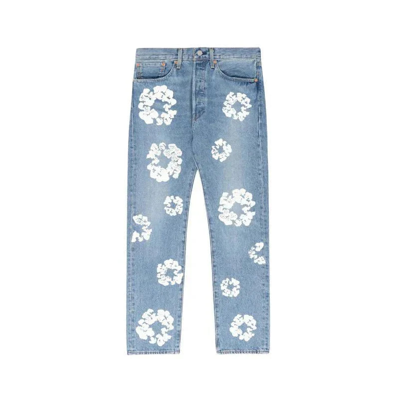 TEARS JEANS BLUE