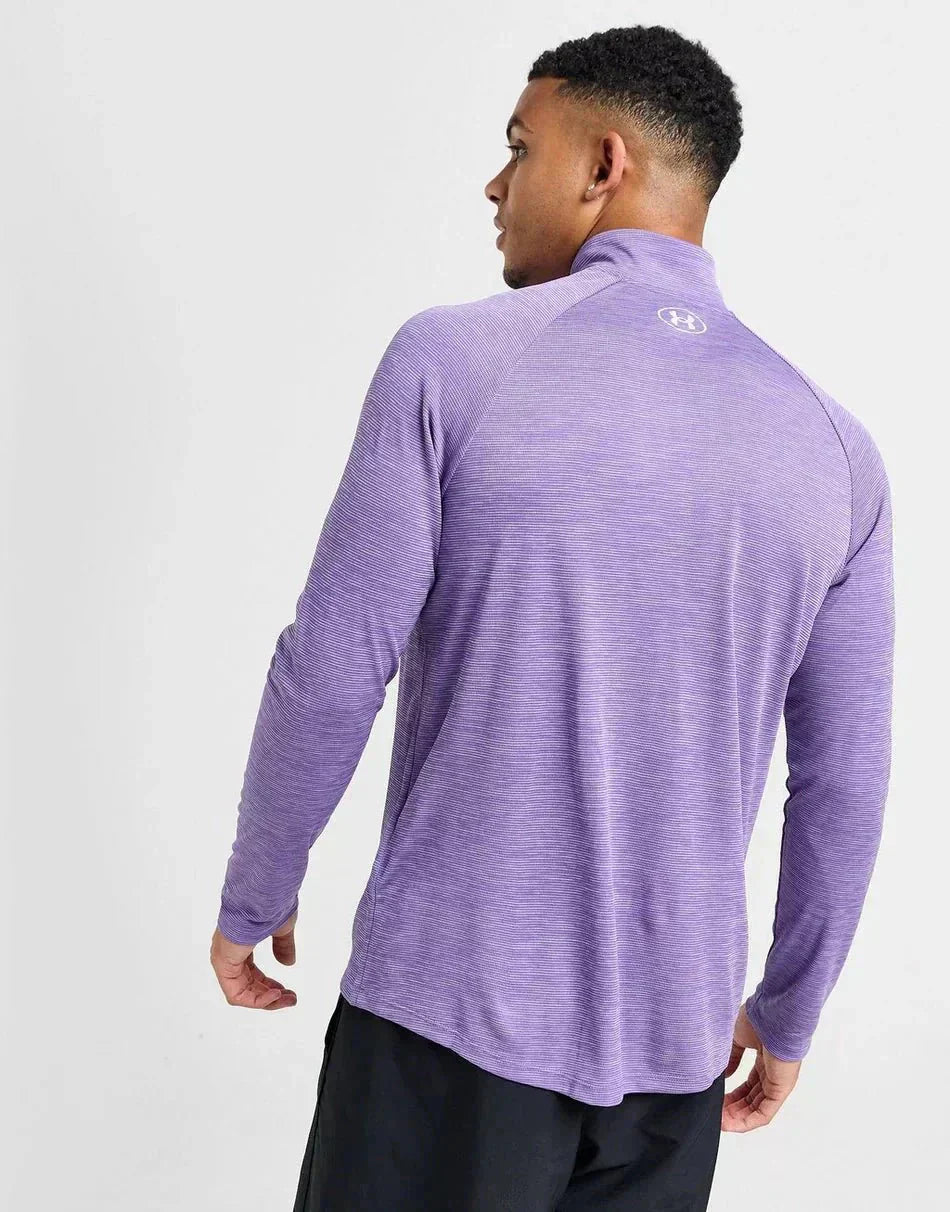 UA Haut Zippé Tech Textured Homme