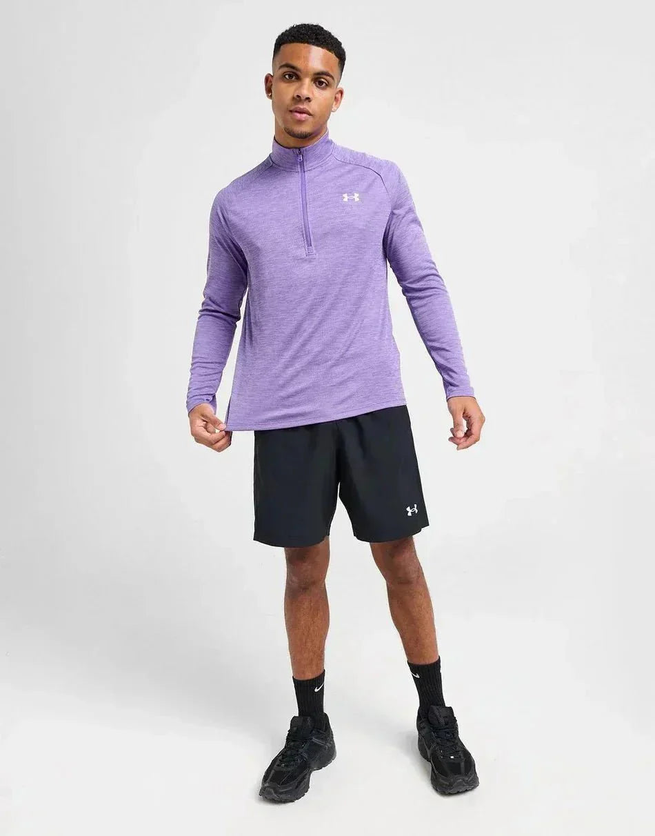 UA Haut Zippé Tech Textured Homme